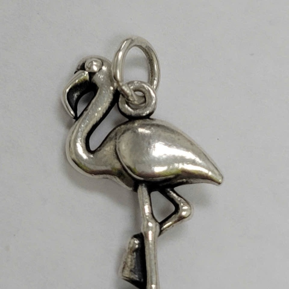 RARE James Avery Retired Silver Flamingo Charm